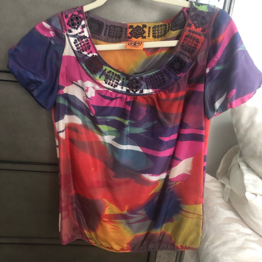 Tory Burch Paint stroke Blouse